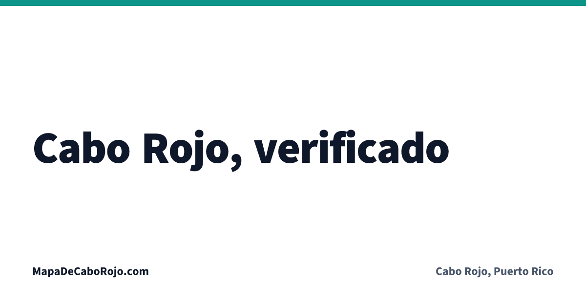 Negocio verificado